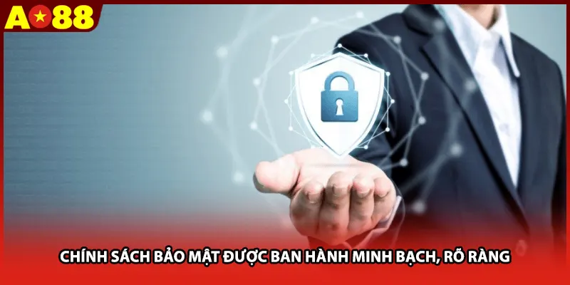 Chính sách Bảo mật được ban hành minh bạch, rõ ràng