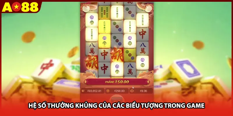 Hệ số thưởng khủng của các biểu tượng trong game