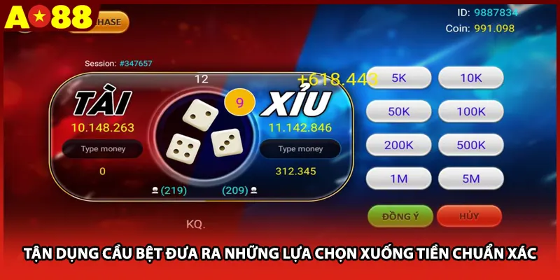 Tận dụng cầu bệt đưa ra những lựa chọn xuống tiền chuẩn xác.